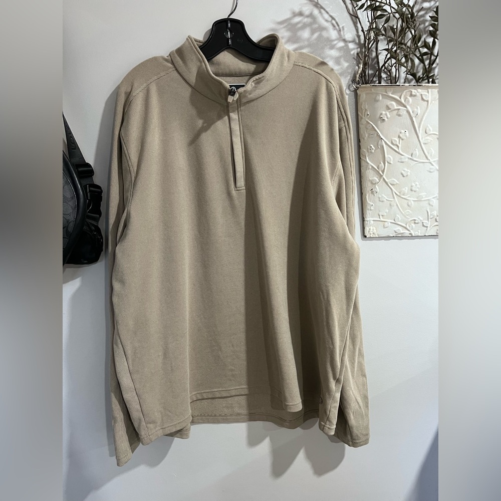 DONATED! MONDETTA  XXL 1/4 zip ribbed pullover long sleeve sweatshirt